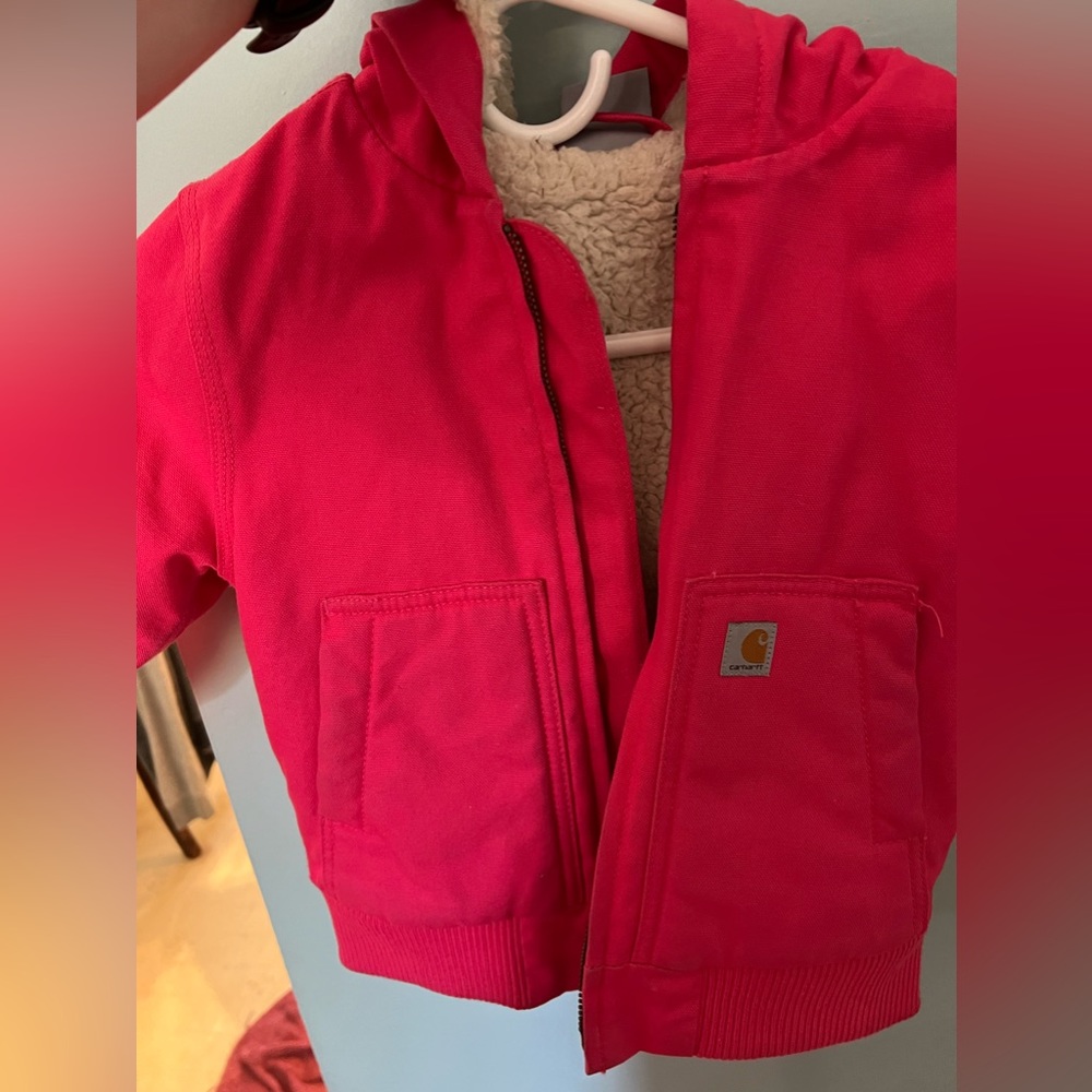 Toddler Hot Pink Carhartt Winter Jacket